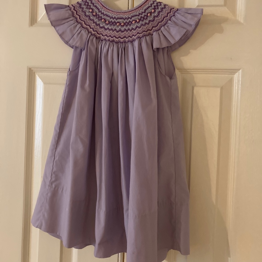 Smocked toddler dress